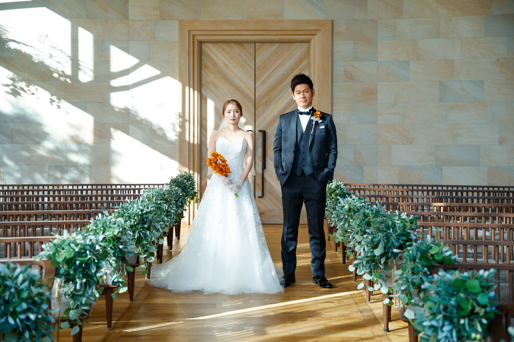 チャペルへと続く石畳の小道