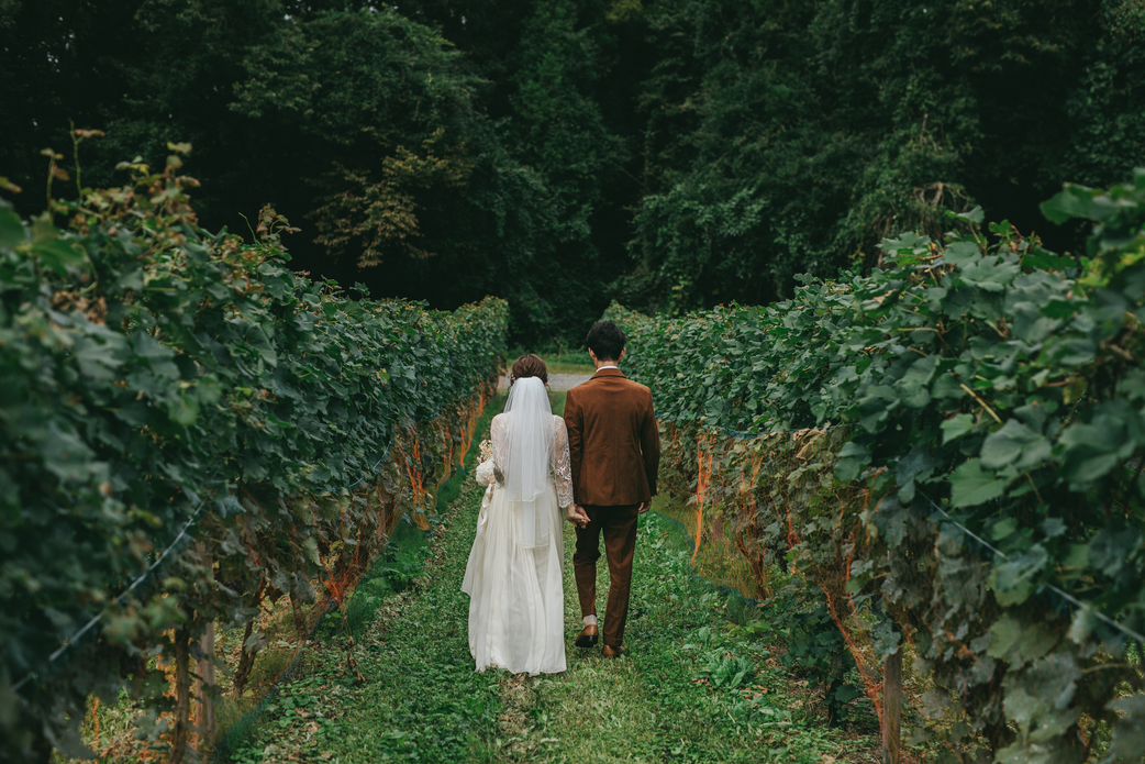 結婚式後もいつでも帰ってこれる場所としてのサンクゼール。思い出の詰まった風景が、夫婦の新たな物語に寄り添う